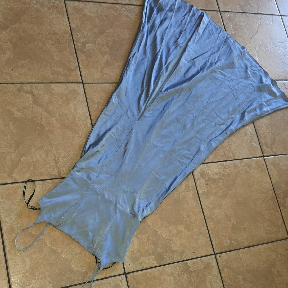 BIRDY GREY-Elegant Light Blue Maxi Dress